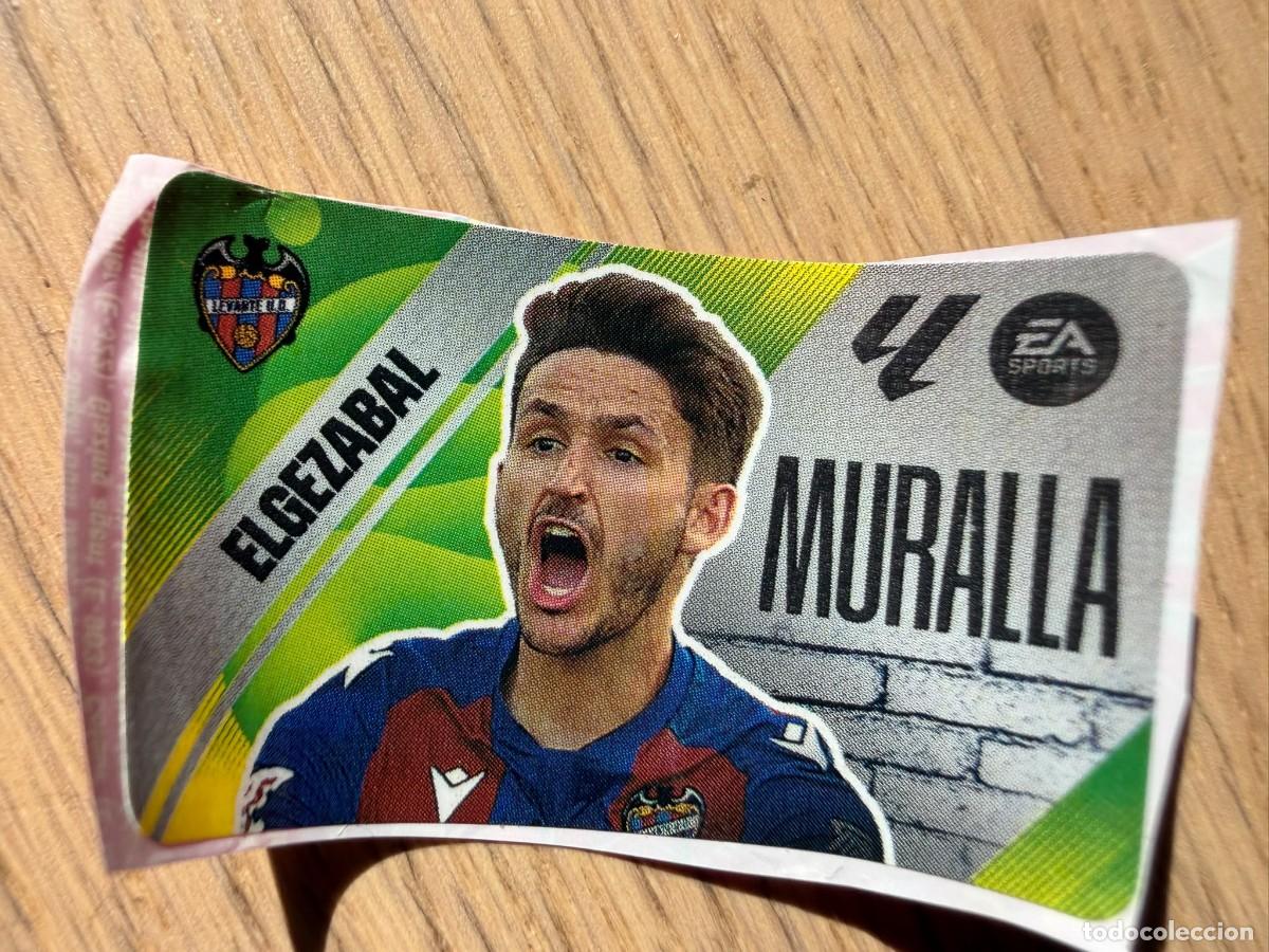 Cromos de f&uacute;tbol: MURALLA ELGEZABAL LEVANTE 25 26 2025 2026 LIGA EA SPORTS CHICLES CHICLE ESTE SIN PEGAR