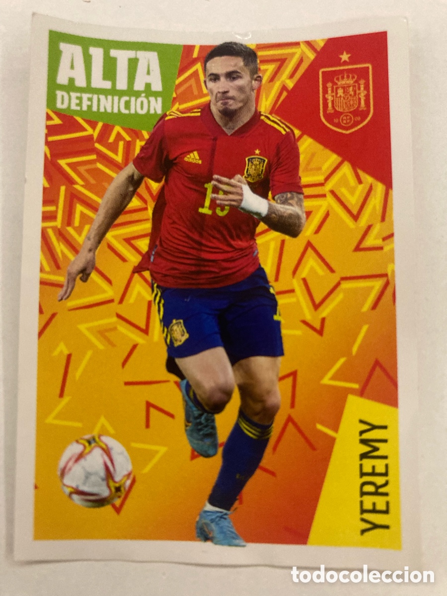 Cartes &agrave; collectionner de Football: Cromo Yeremi Los &Iacute;dolos de la roja