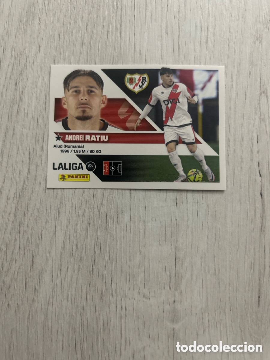 Figurine di Calcio: Ratiu 5 Rayo Vallecano Liga Este 2026/27 26-27 Panini