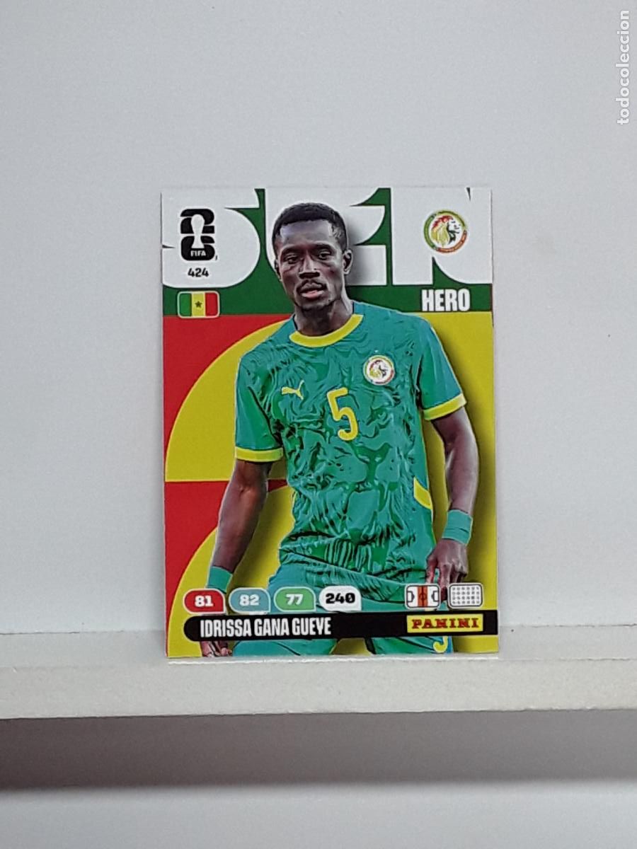 Figurine di Calcio: ADRENALYN MUNDIAL 2026 WORLD CUP 26 ALBUM PANINI N 424 SENEGAL IDRISSA GANA GUEYE