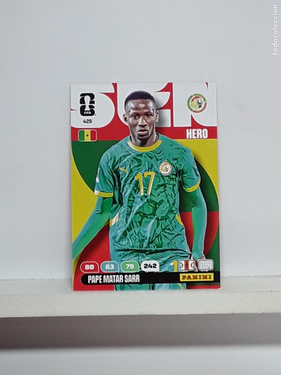 Figurine di Calcio: ADRENALYN MUNDIAL 2026 WORLD CUP 26 ALBUM PANINI N 425 SENEGAL PAPE MATAR SARR