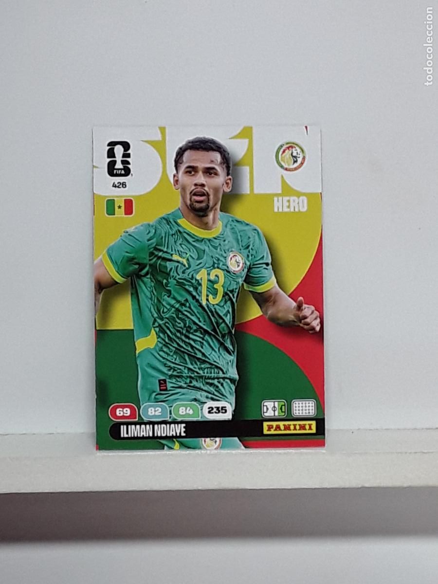 Figurine di Calcio: ADRENALYN MUNDIAL 2026 WORLD CUP 26 ALBUM PANINI N 426 SENEGAL ILIMAN NDIAYE