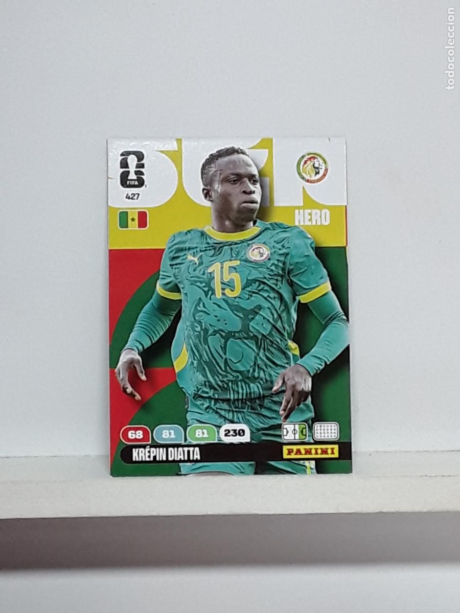 Figurine di Calcio: ADRENALYN MUNDIAL 2026 WORLD CUP 26 ALBUM PANINI N 427 SENEGAL KREPIN DIATTA