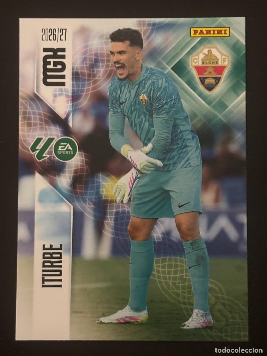 Cromos de f&uacute;tbol: 147 ITURBE ELCHE 2&ordf; EDICI&Oacute;N MEGACRACKS MGK 26-27 2026-2027 PANINI LIGA