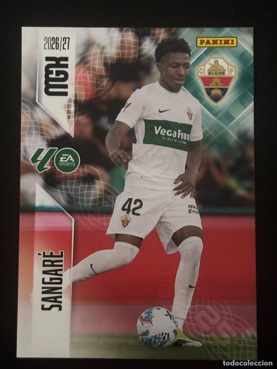 Cromos de f&uacute;tbol: 148 SANGAR&Eacute; ELCHE 2&ordf; EDICI&Oacute;N MEGACRACKS MGK 26-27 2026-2027 PANINI LIGA