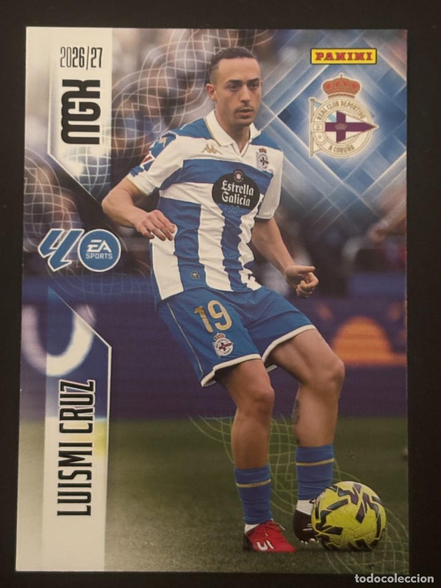 Cromos de f&uacute;tbol: 140 LUISMI CRUZ DEPORTIVO MEGACRACKS MGK 26-27 2026-2027 PANINI LIGA