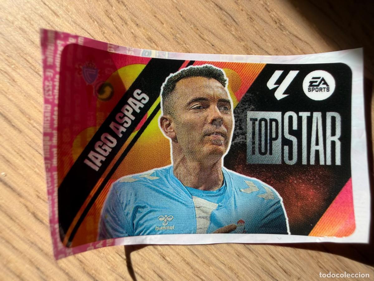 Cromos de f&uacute;tbol: TOP STAR IAGO ASPAS CELTA VIGO 25 26 2025 2026 LIGA EA SPORTS CHICLES CHICLE ESTE SIN PEGAR