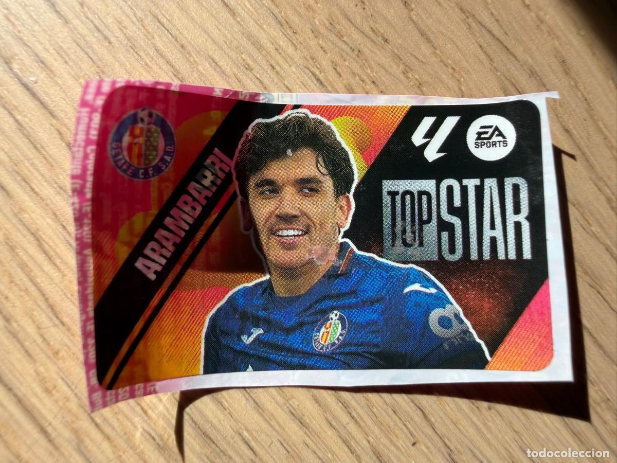 Cromos de f&uacute;tbol: TOP STAR ARAMBARRI GETAFE 25 26 2025 2026 LIGA EA SPORTS CHICLES CHICLE ESTE SIN PEGAR