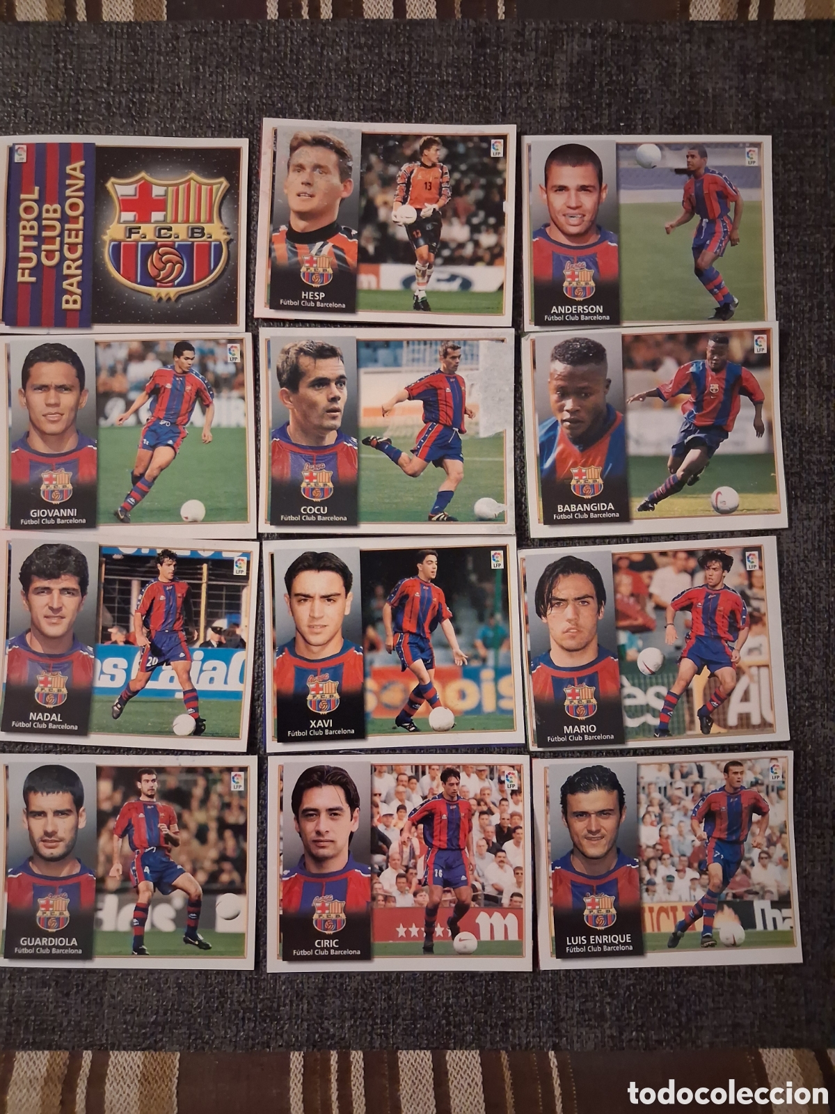 Cromos de f&uacute;tbol: 12 cromos este 98/99 recuperados