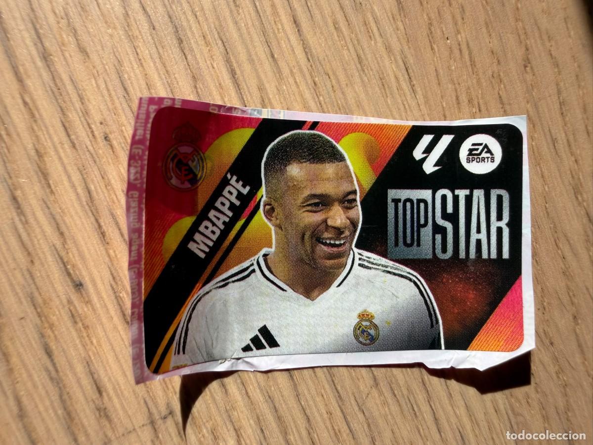 Cromos de f&uacute;tbol: TOP STAR MBAPPE REAL MADRID 25 26 2025 2026 LIGA EA SPORTS CHICLES CHICLE ESTE SIN PEGAR
