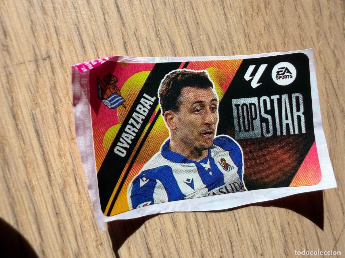 Cromos de f&uacute;tbol: TOP STAR OYARZABAL REAL SOCIEDAD 25 26 2025 2026 LIGA EA SPORTS CHICLES CHICLE ESTE SIN PEGAR