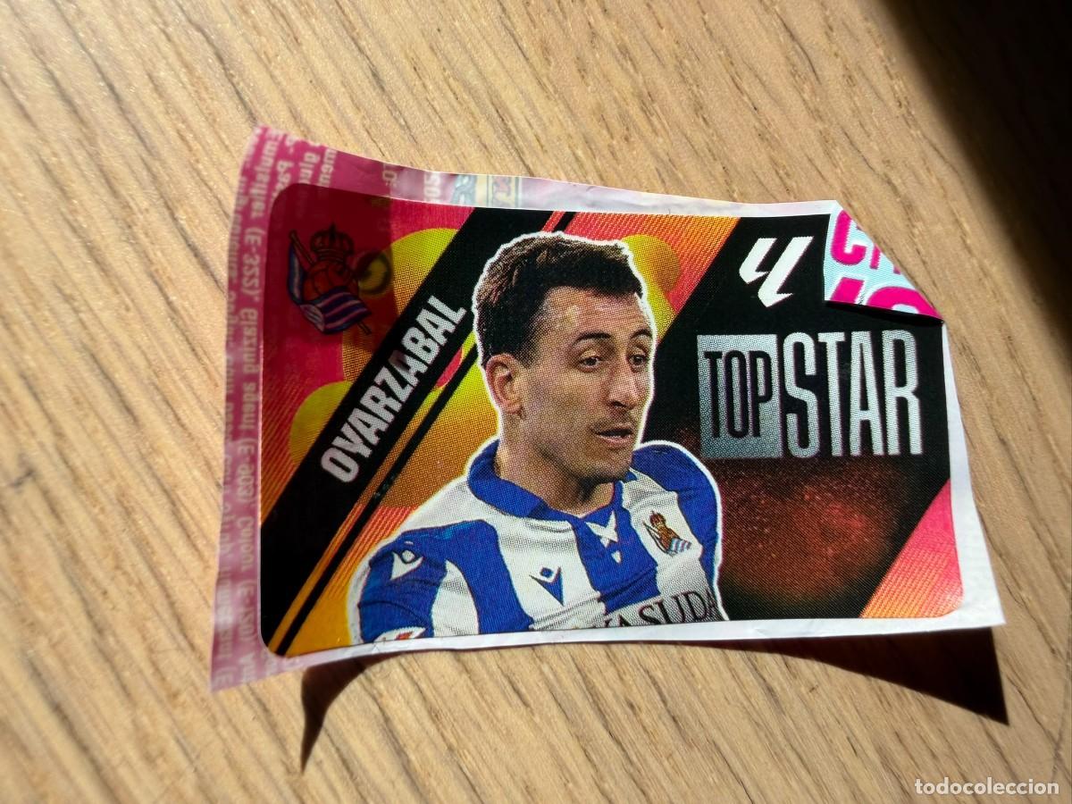 Cromos de f&uacute;tbol: TOP STAR OYARZABAL REAL SOCIEDAD 25 26 2025 2026 LIGA EA SPORTS CHICLES CHICLE ESTE SIN PEGAR