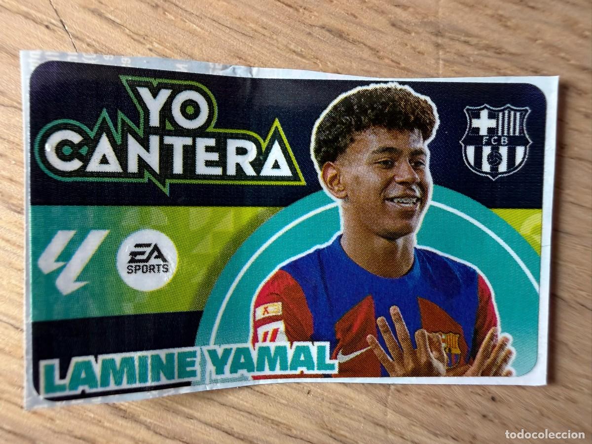 Cromos de f&uacute;tbol: YO CANTERA LAMINE YAMAL BARCELONA 24 25 2024 2025 LIGA EA SPORTS CHICLES CHICLE ESTE SIN PEGAR
