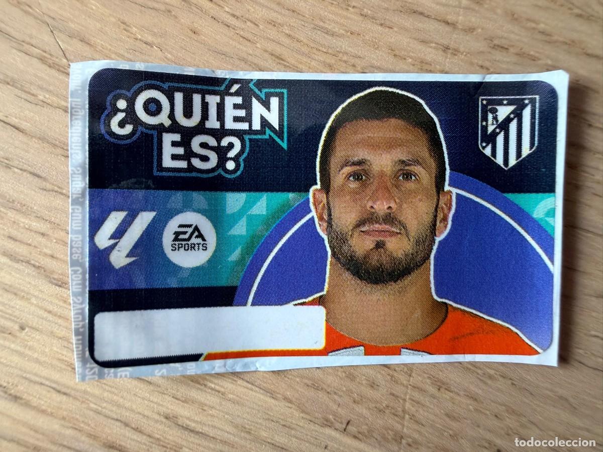 Figurine di Calcio: QUIEN ES KOKE ATLETICO MADRID 24 25 2024 2025 LIGA EA SPORTS CHICLES CHICLE ESTE SIN PEGAR
