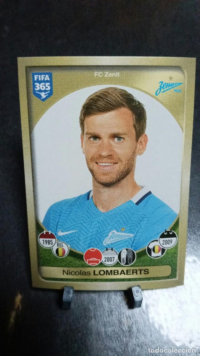 Cromos de f&uacute;tbol: Lombaerts 424 Zenit 2016 2017 Fifa 365 Sin Pegar