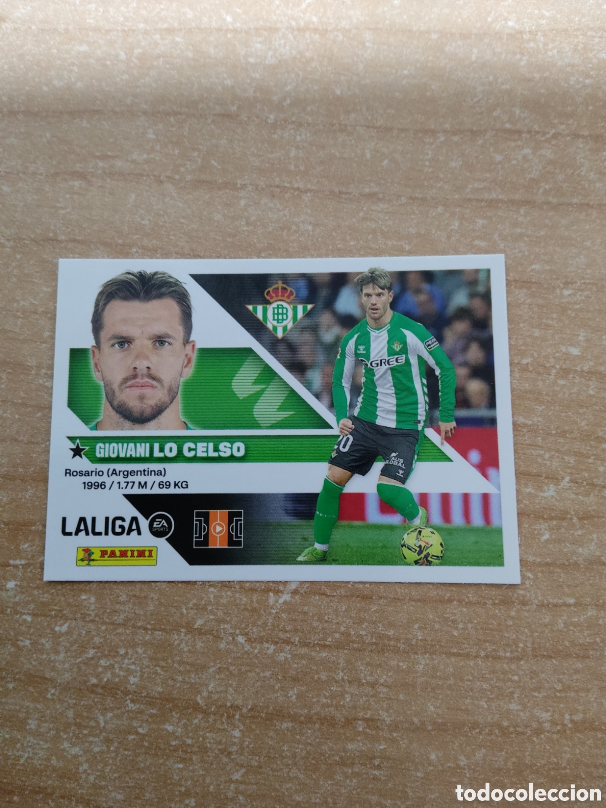 Cromos de f&uacute;tbol: 14 LO CELSO REAL BETIS LIGA ESTE 2026 2027