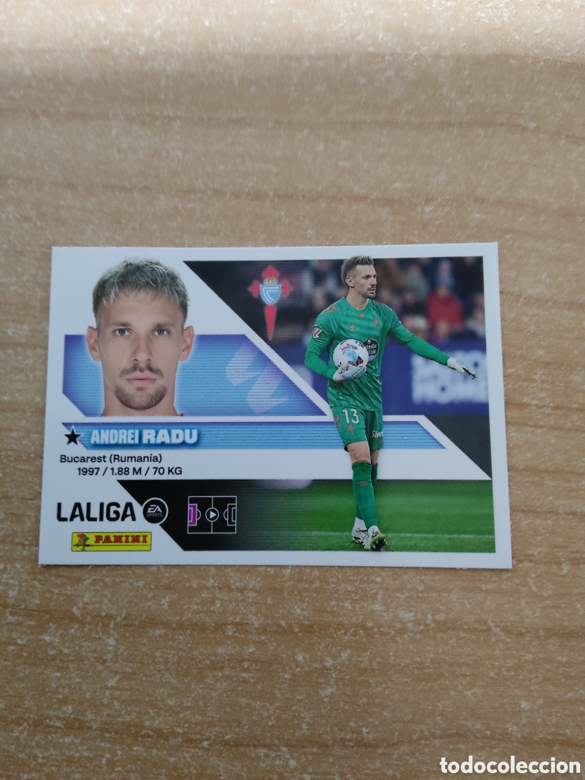 Cromos de f&uacute;tbol: 3 RADU CELTA VIGO LIGA ESTE 2026 2027