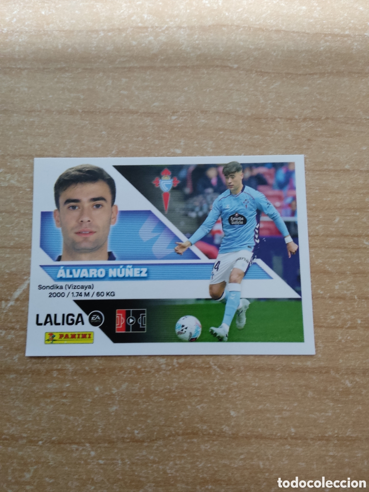 Cromos de f&uacute;tbol: 5 ALVARO NU&Ntilde;EZ CELTA VIGO LIGA ESTE 2026 2027