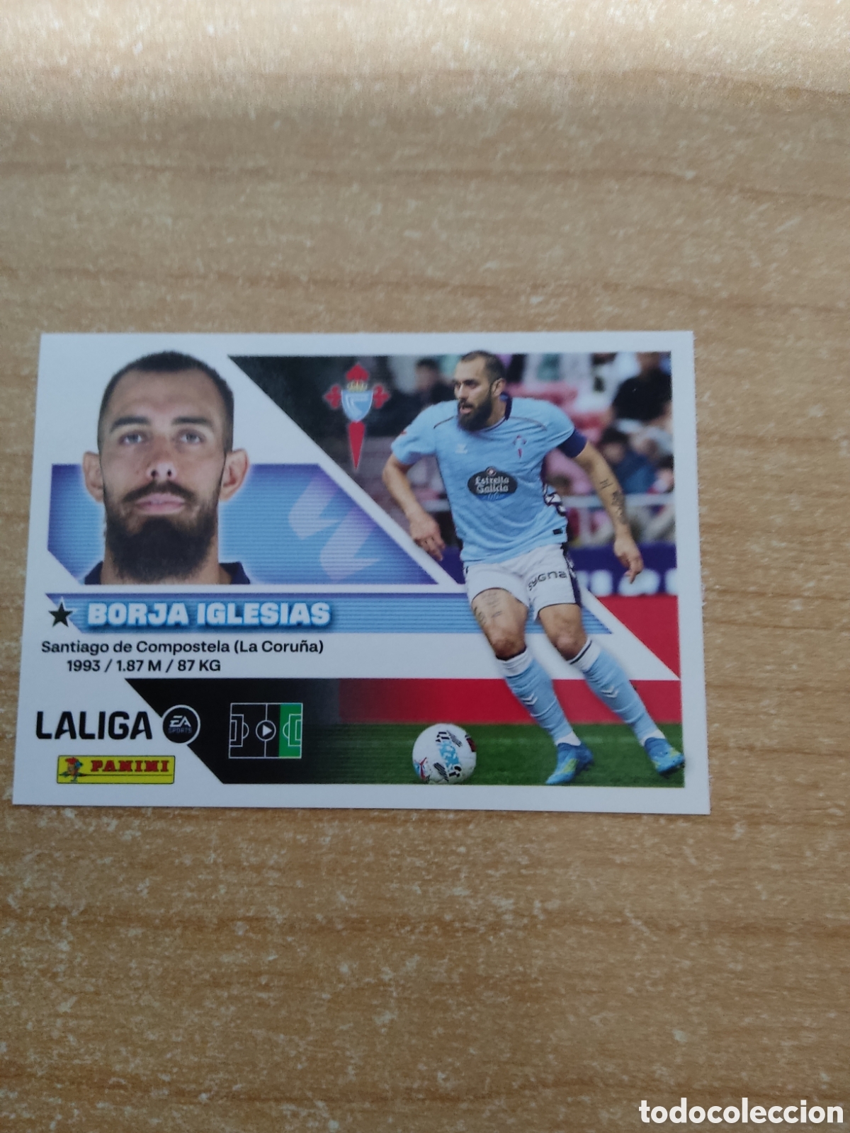 Cromos de f&uacute;tbol: 20 BORJA IGLESIAS CELTA VIGO LIGA ESTE 2026 2027