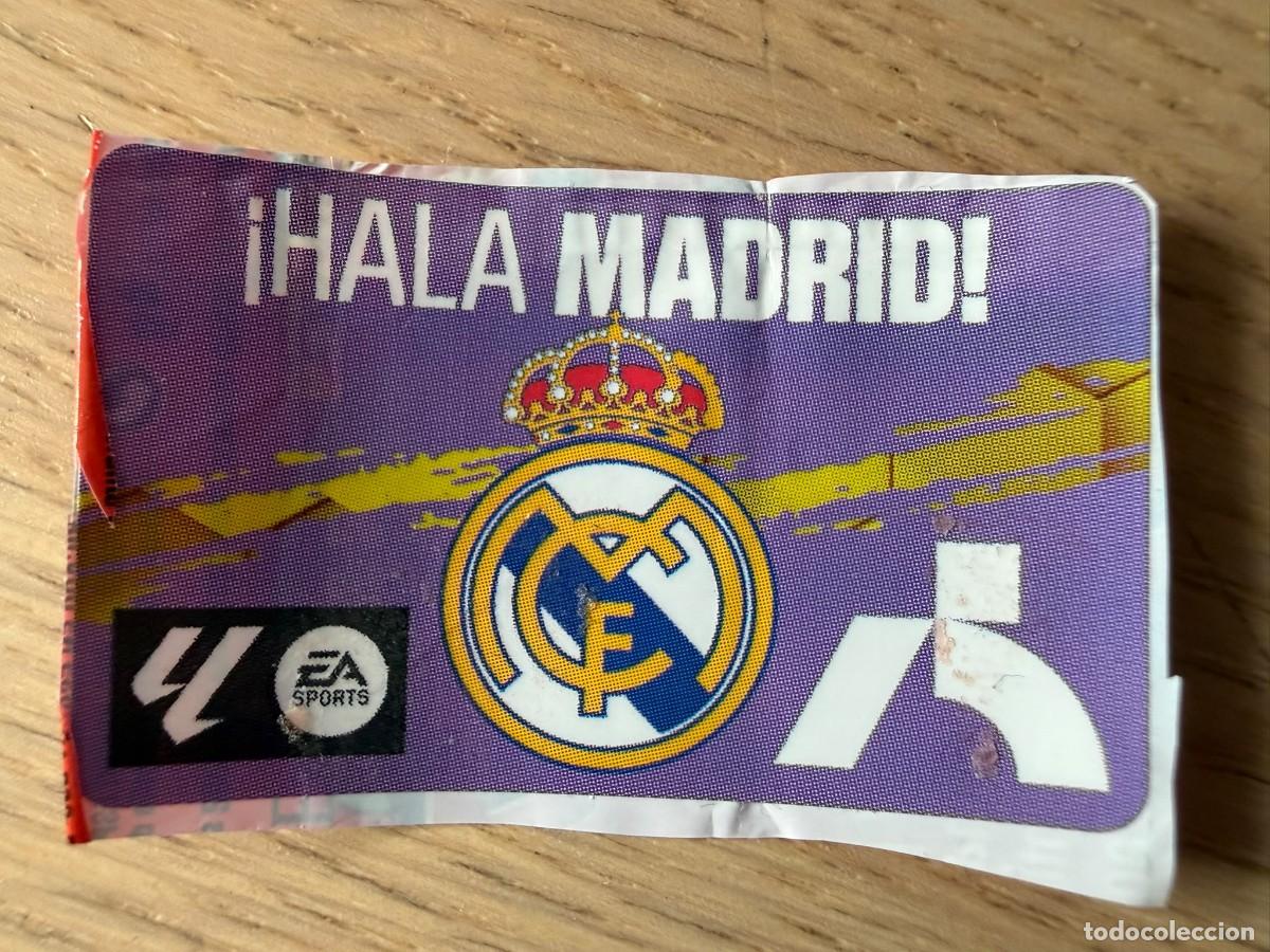 Cromos de f&uacute;tbol: ESCUDO HALA MADRID REAL MADRID 23 24 2023 2024 LIGA EA SPORTS CHICLES CHICLE ESTE SIN PEGAR