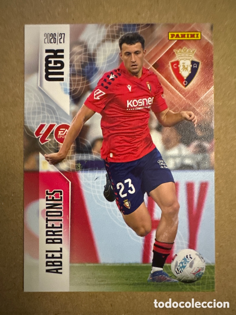 Cromos de f&uacute;tbol: # 260 Abel Bretones Osasuna Megacracks 26 27 2026 2027