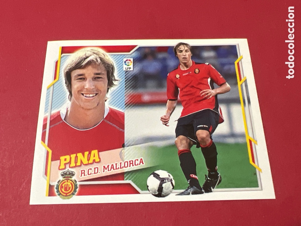 Cromos de f&uacute;tbol: C4732. PINA R. C. D. MALLORCA COLOCA LIGA ESTE 2010 2011 10 11 NUNCA PEGADO SIN PEGAR