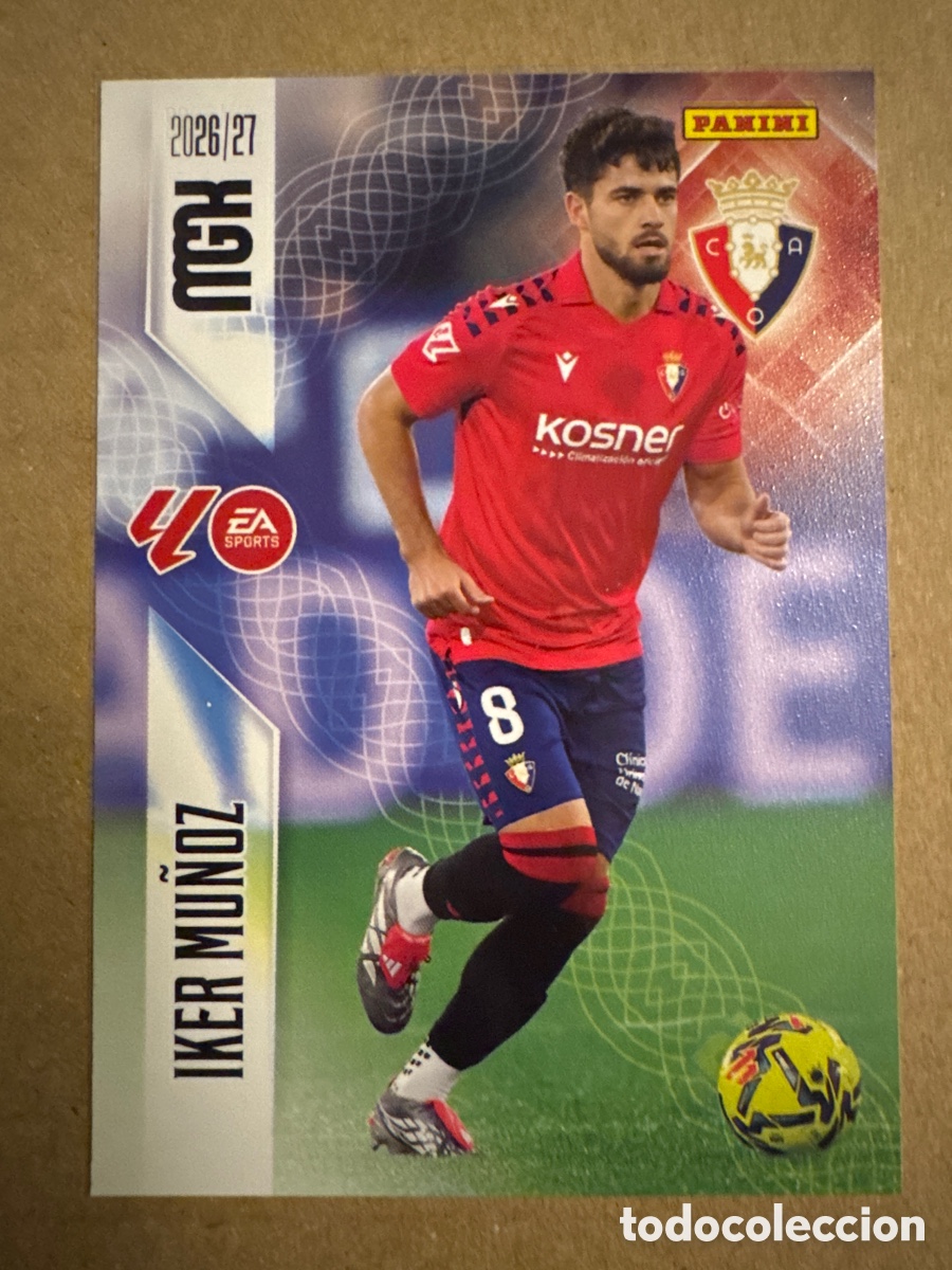Cromos de f&uacute;tbol: # 261 Iker Mu&ntilde;oz Osasuna Megacracks 26 27 2026 2027