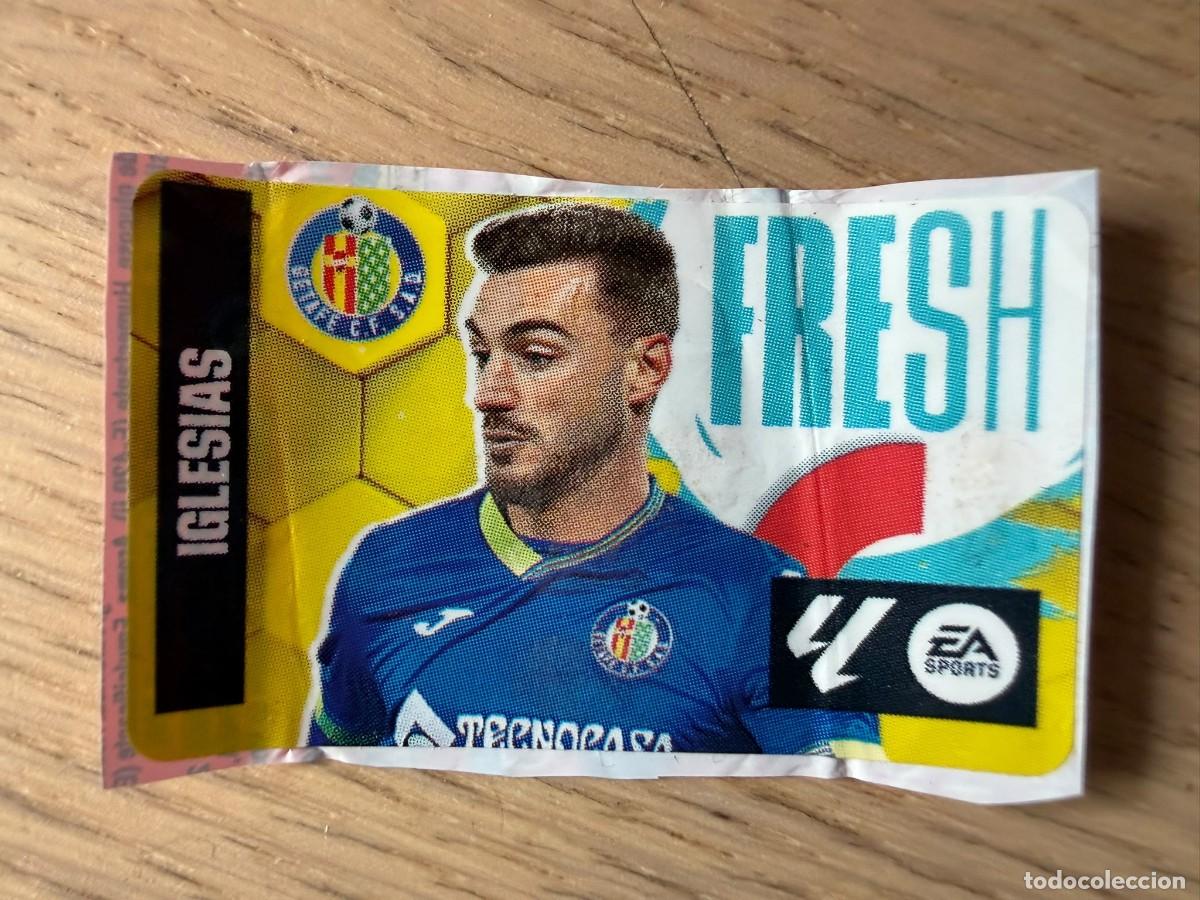 Cromos de f&uacute;tbol: FRESH IGLESIAS GETAFE 23 24 2023 2024 LIGA EA SPORTS CHICLES CHICLE ESTE SIN PEGAR