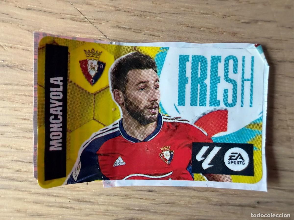 Cromos de f&uacute;tbol: FRESH MONCAYOLA OSASUNA 23 24 2023 2024 LIGA EA SPORTS CHICLES CHICLE ESTE SIN PEGAR