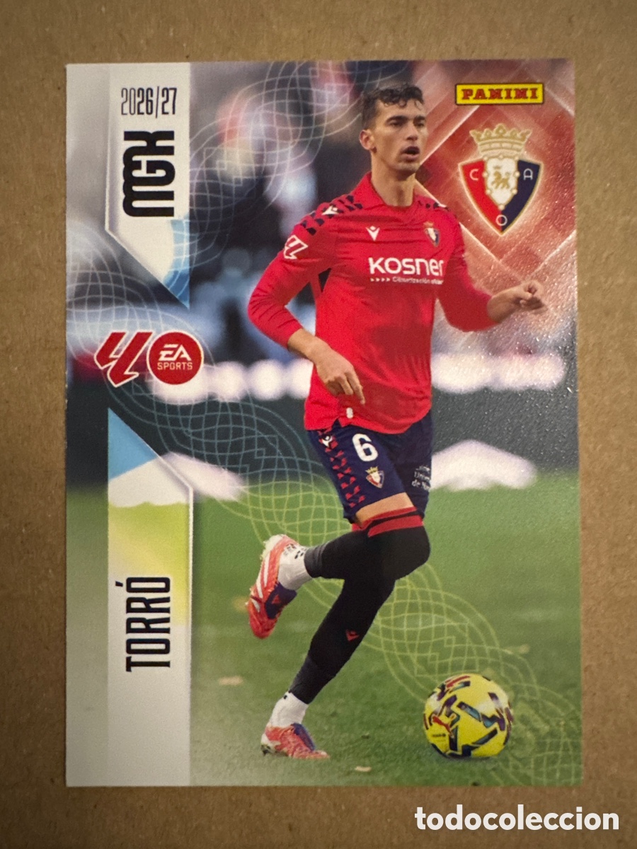 Cromos de f&uacute;tbol: # 262 Torr&oacute; Osasuna Megacracks 26 27 2026 2027