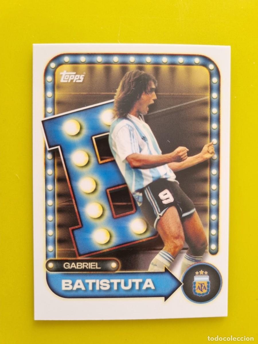 Cromos de f&uacute;tbol: CROMO FUTBOL ARGENTINA TOPPS COLLECTOR TIN AFA 26 2026 BATISTUTA 22 AR926