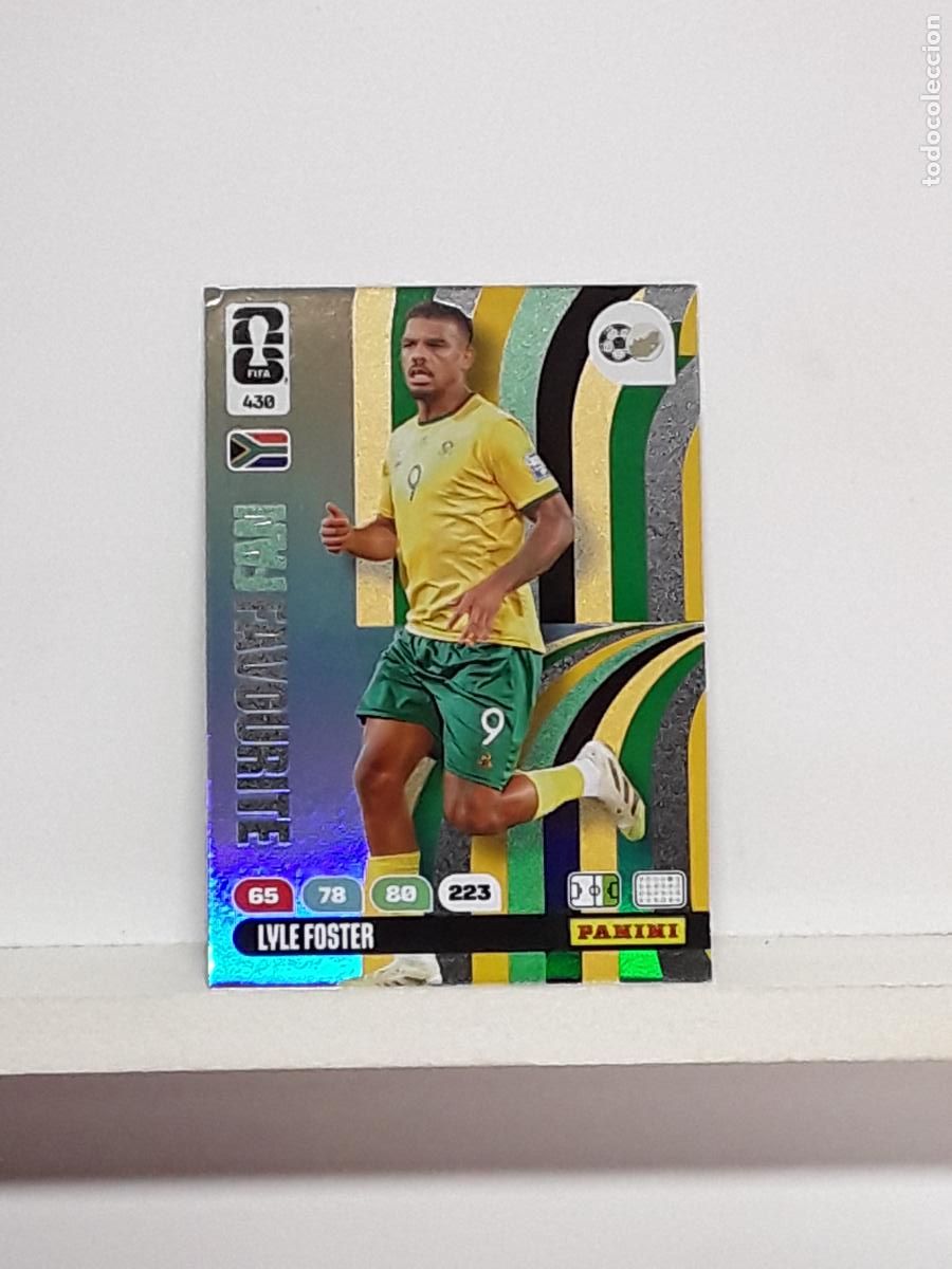 Cromos de f&uacute;tbol: ADRENALYN MUNDIAL 2026 WORLD CUP 26 ALBUM PANINI N 430 SUDAFRICA LYLE FOSTER