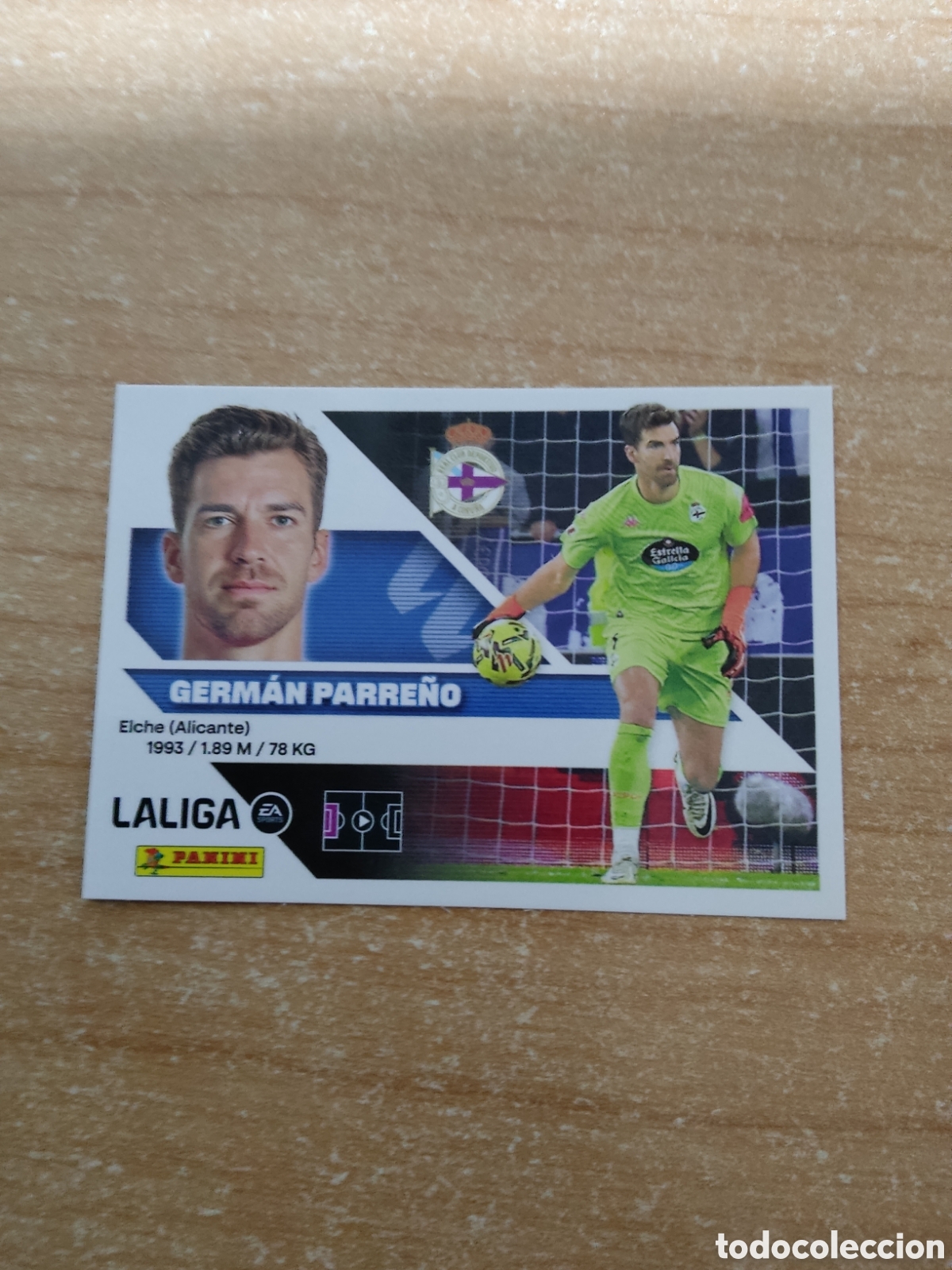 Cromos de f&uacute;tbol: 4 GERMAN PARRE&Ntilde;O DEPORTIVO CORU&Ntilde;A LIGA ESTE 2026 2027
