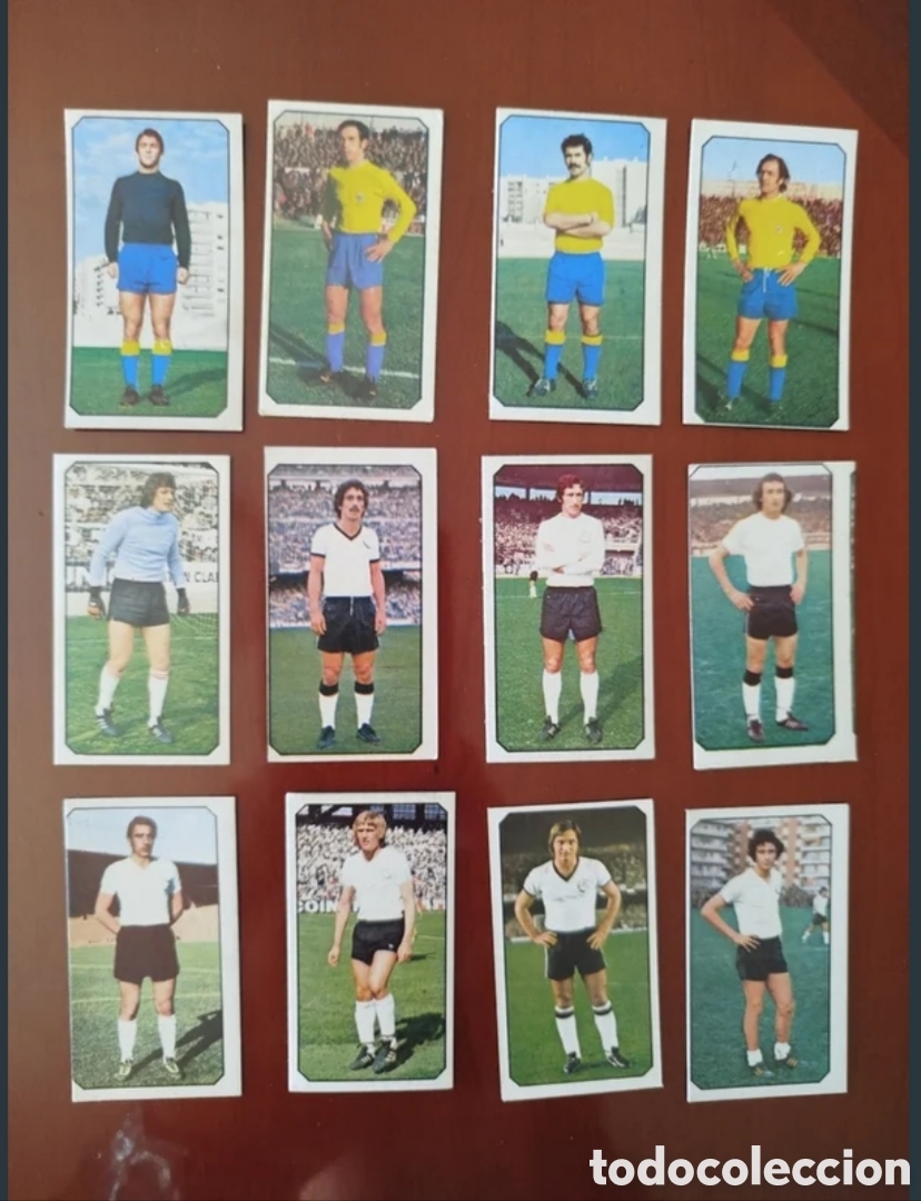 Cromos de f&uacute;tbol: Liga Este 77/78.LOTE DE 23 CROMOS NUNCA PEGADOS.