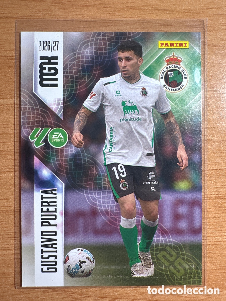Cromos de f&uacute;tbol: 281 GUSTAVO PUERTA RACING DE SANTANDER MEGACRACKS 2026 2027 (MGK 26 27)