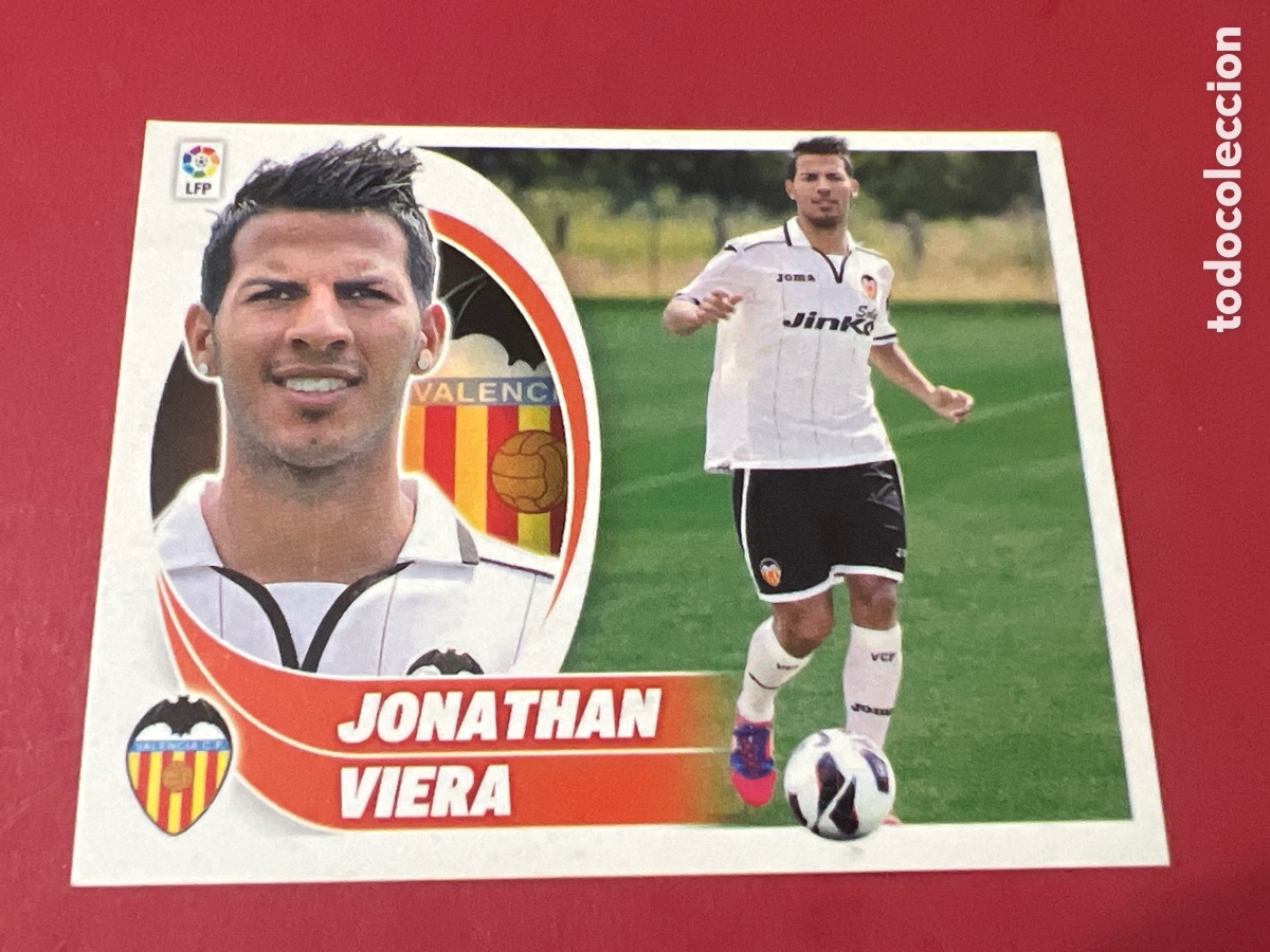 Cromos de f&uacute;tbol: C4738.! JONATHAN VIERA FICHAJE 7 NUNCA PEGADO LIGA ESTE 2012 2013 12 13