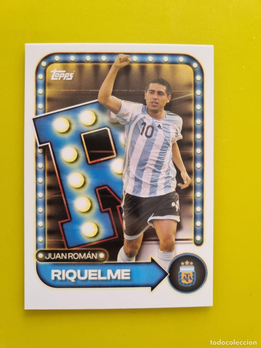 Football Stickers: CROMO FUTBOL ARGENTINA TOPPS COLLECTOR TIN AFA 26 2026 RIQUELME 21 AR926
