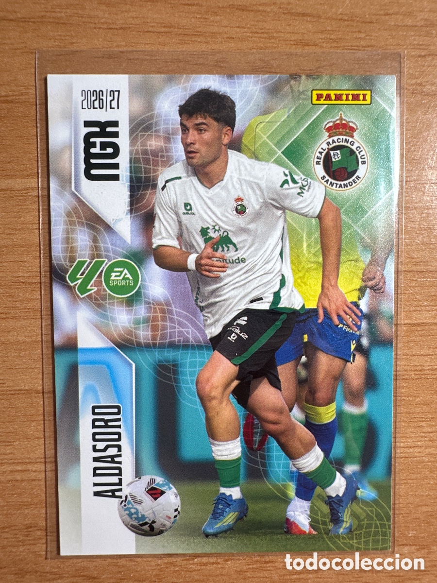 Football Stickers: 283 ALDASORO RACING DE SANTANDER MEGACRACKS 2026 2027 (MGK 26 27)