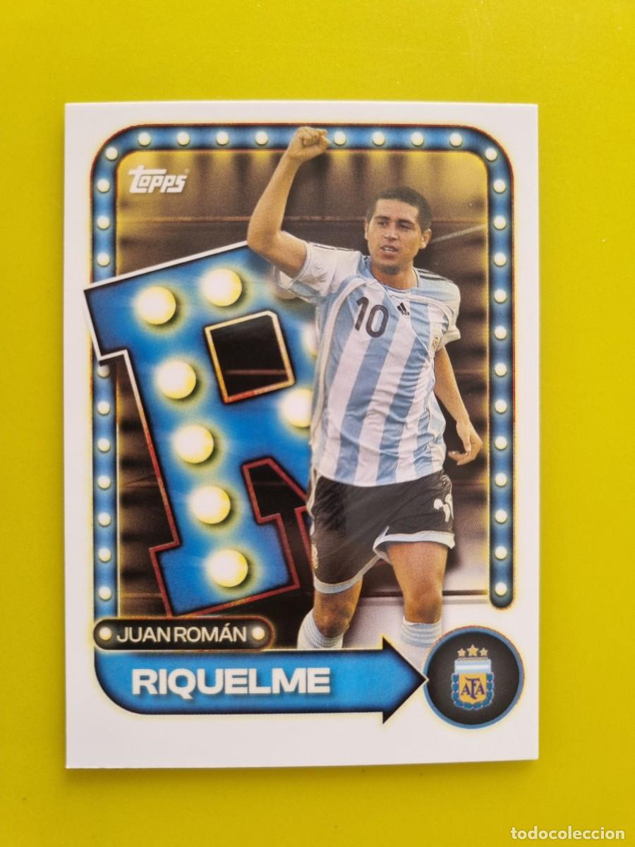 Cromos de f&uacute;tbol: CROMO FUTBOL ARGENTINA TOPPS COLLECTOR TIN AFA 26 2026 RIQUELME 21 AR926