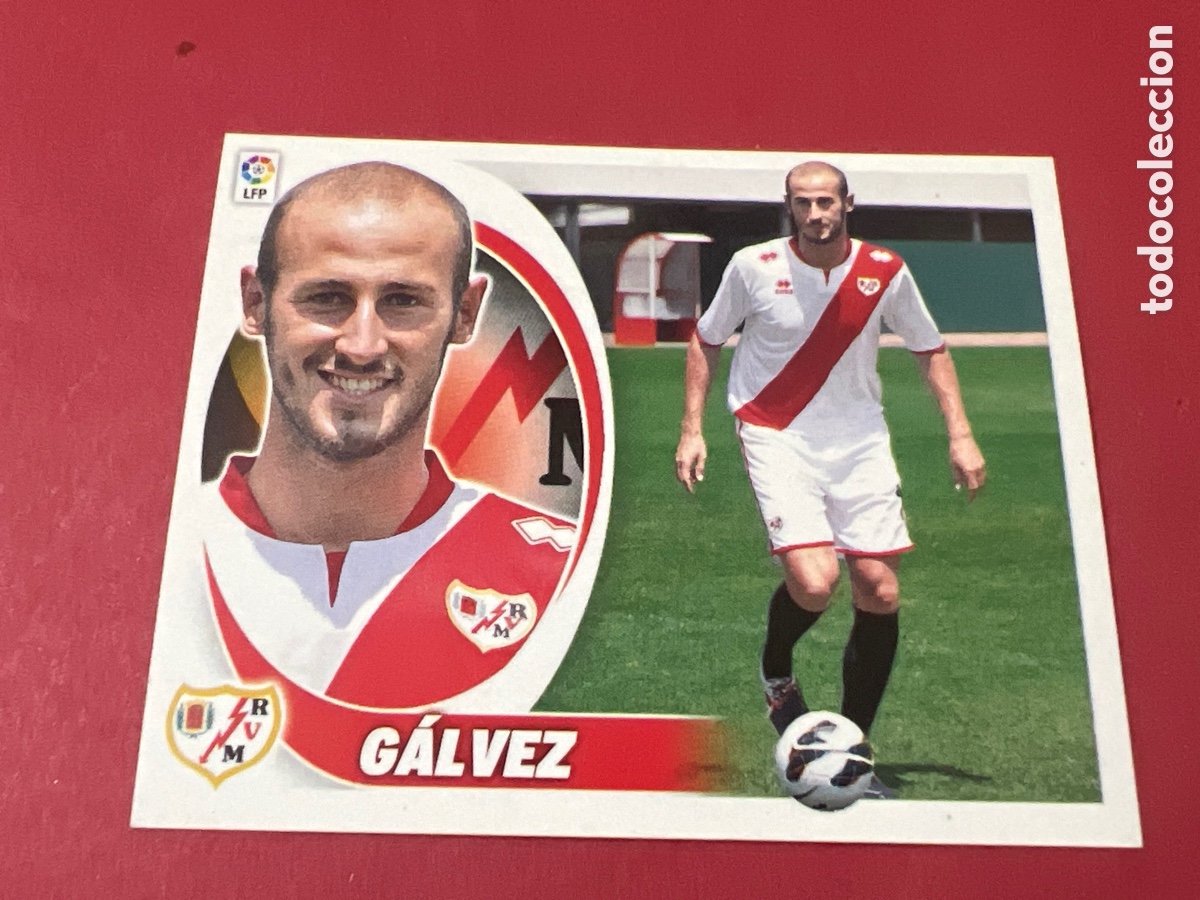 Cromos de f&uacute;tbol: C4739. G&Aacute;LVEZ RAYO VALLECANO COLOCA LIGA ESTE 2012/13 12 13 NUNCA PEGADO SIN PEGAR