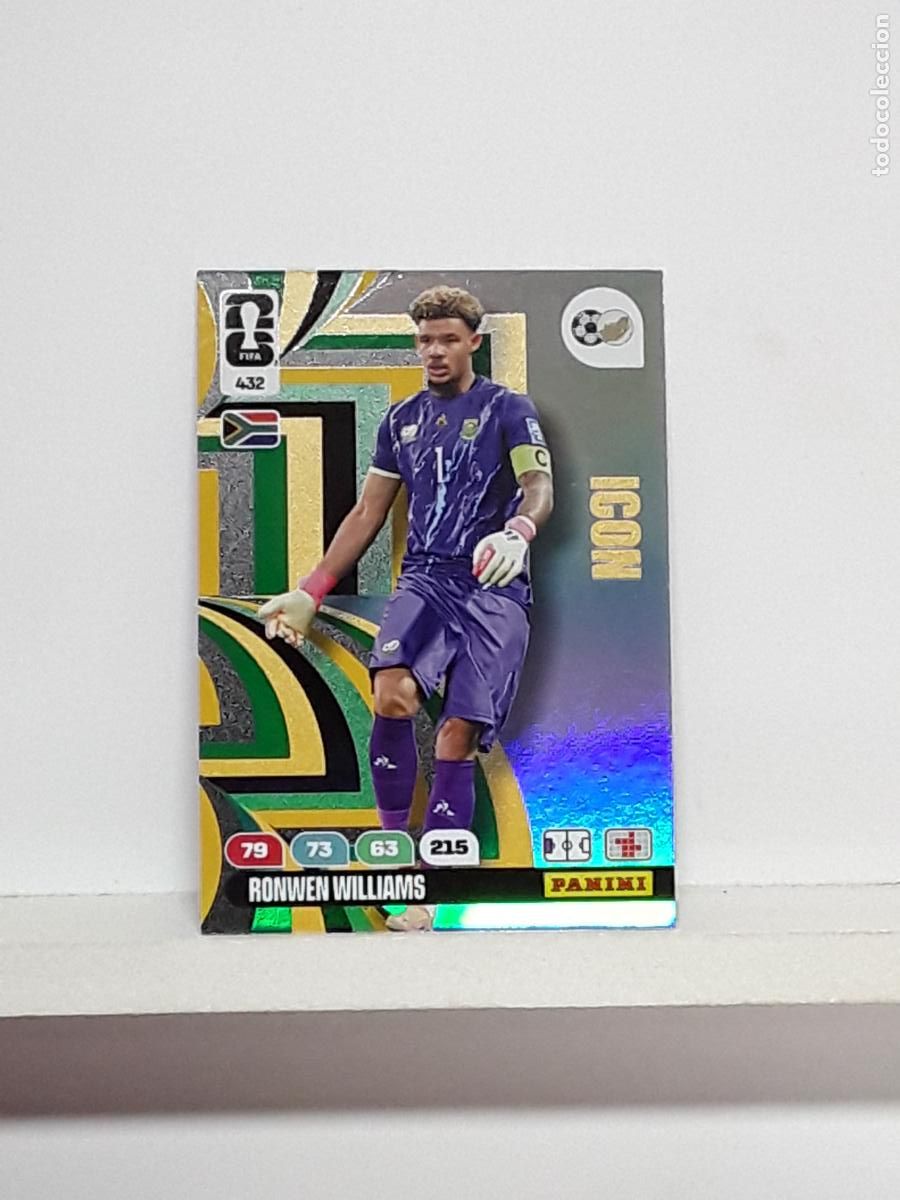 Football Stickers: ADRENALYN MUNDIAL 2026 WORLD CUP 26 ALBUM PANINI N 432 SUDAFRICA RONWEN WILLIAMS