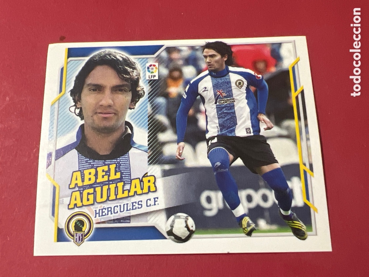 Football Stickers: C4740. ABEL AGUILAR COLOCA NUNCA PEGADO LIGA ESTE 10 11 2010 2011