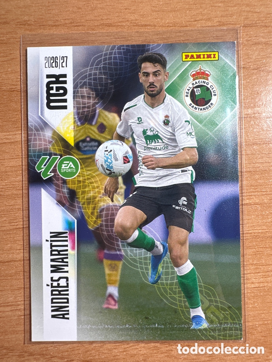 Football Stickers: 285 ANDR&Eacute;S MART&Iacute;N RACING DE SANTANDER MEGACRACKS 2026 2027 (MGK 26 27)