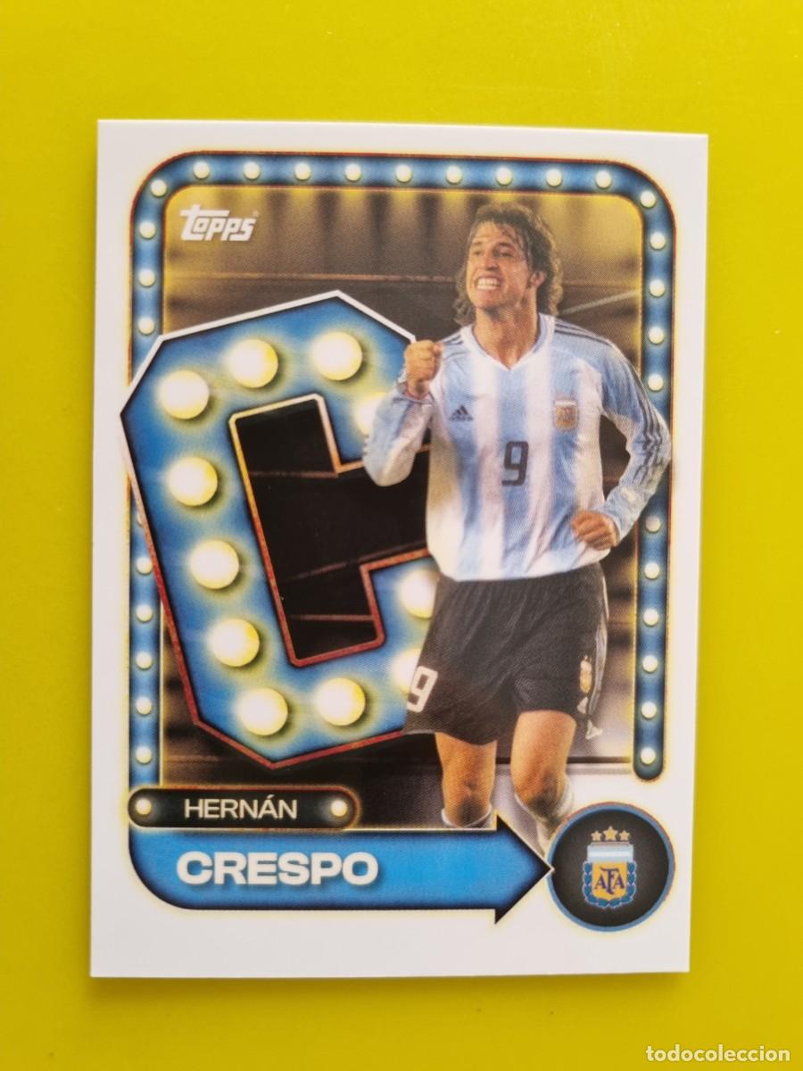 Football Stickers: CROMO FUTBOL ARGENTINA TOPPS COLLECTOR TIN AFA 26 2026 CRESPO 23 AR926
