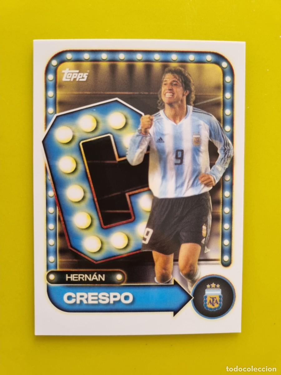 Football Stickers: CROMO FUTBOL ARGENTINA TOPPS COLLECTOR TIN AFA 26 2026 CRESPO 23 AR926