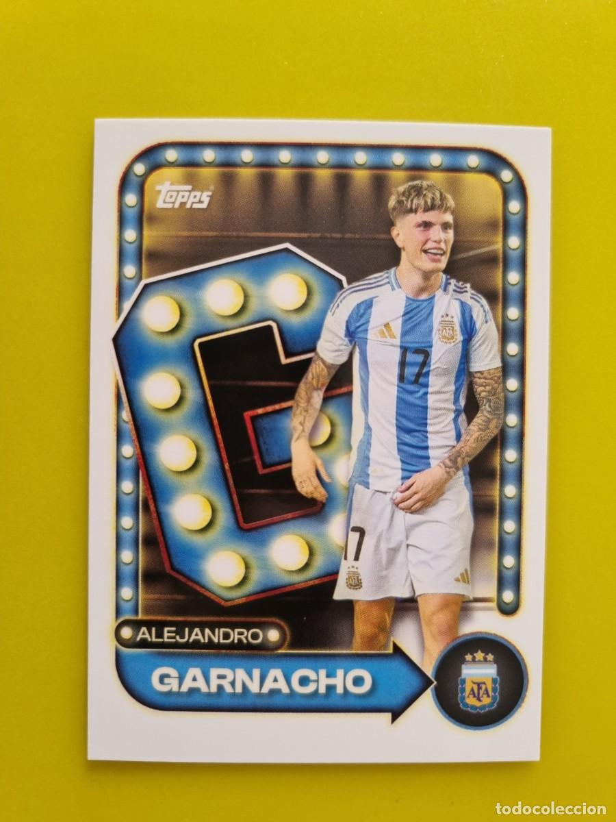 Cartes &agrave; collectionner de Football: CROMO FUTBOL ARGENTINA TOPPS COLLECTOR TIN AFA 26 2026 GARNACHO 28 AR926