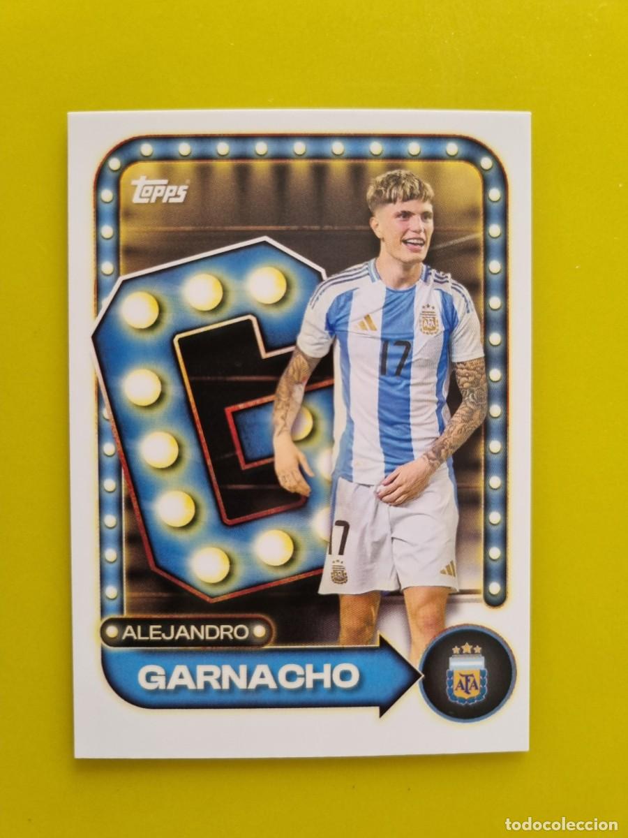 Cartes &agrave; collectionner de Football: CROMO FUTBOL ARGENTINA TOPPS COLLECTOR TIN AFA 26 2026 GARNACHO 28 AR926