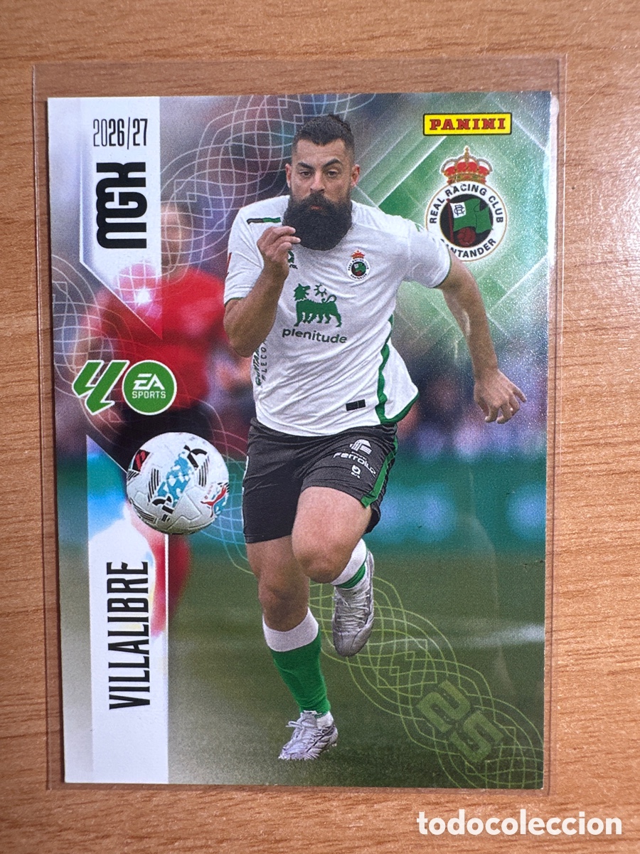 Cartes &agrave; collectionner de Football: 287 VILLALIBRE RACING DE SANTANDER MEGACRACKS 2026 2027 (MGK 26 27)