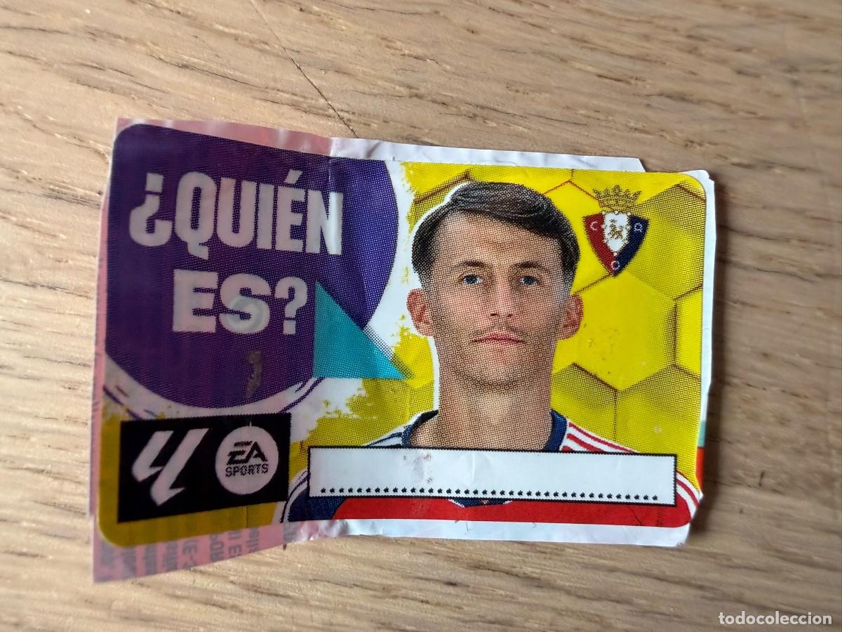 Football Stickers: QUIEN ES BUDIMIR OSASUNA 23 24 2023 2024 LIGA EA SPORTS CHICLES CHICLE ESTE SIN PEGAR