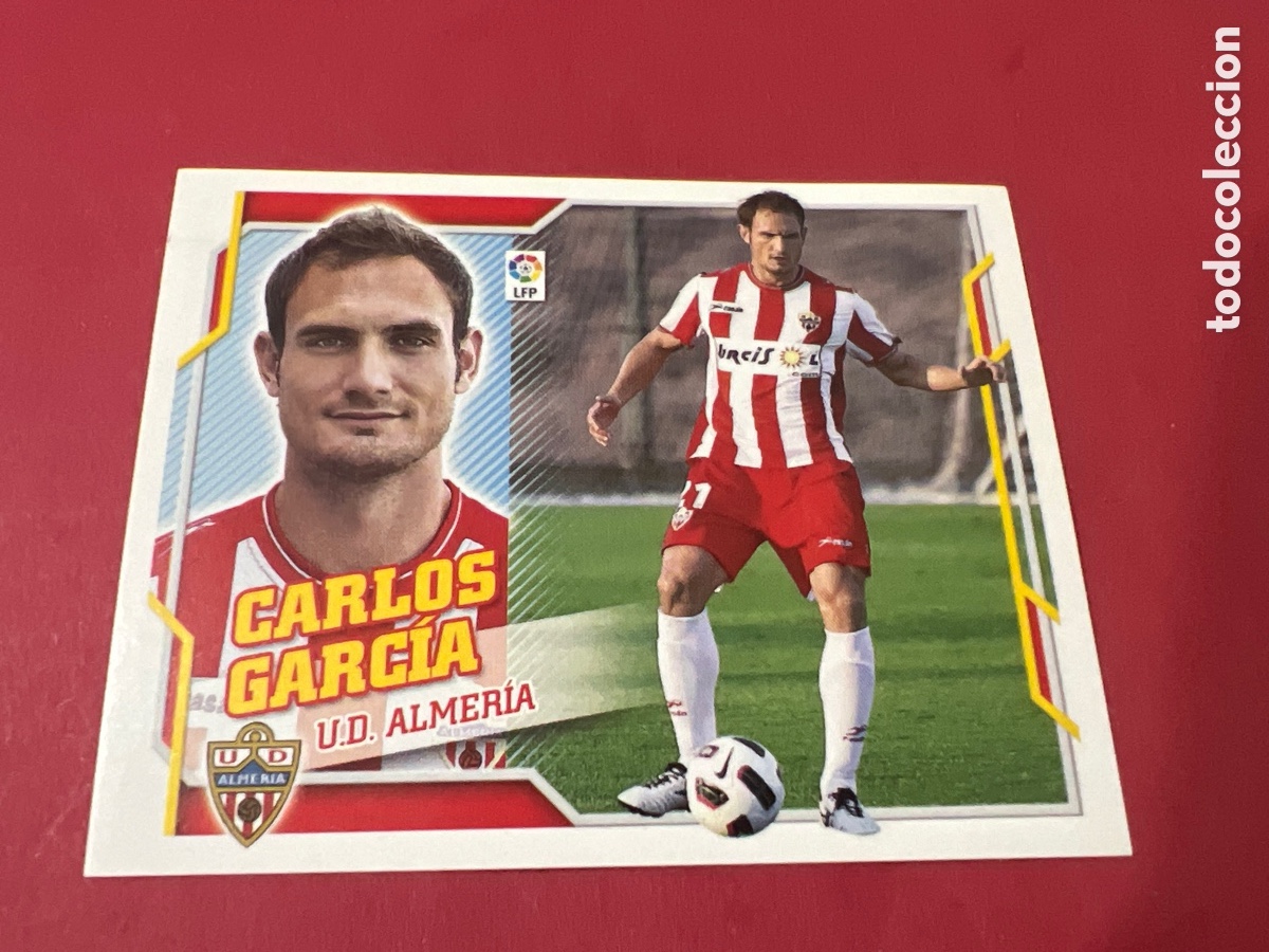 Football Stickers: C4742. CARLOS GARC&Iacute;A COLOCA NUNCA PEGADO LIGA ESTE 10 11 2010 2011